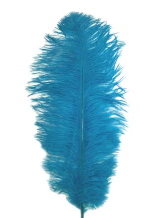 Ostrich Feather Plume - TURQUOISE
